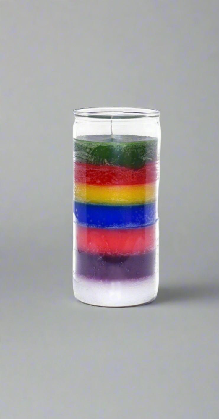 Seven Color 14 Day Candle