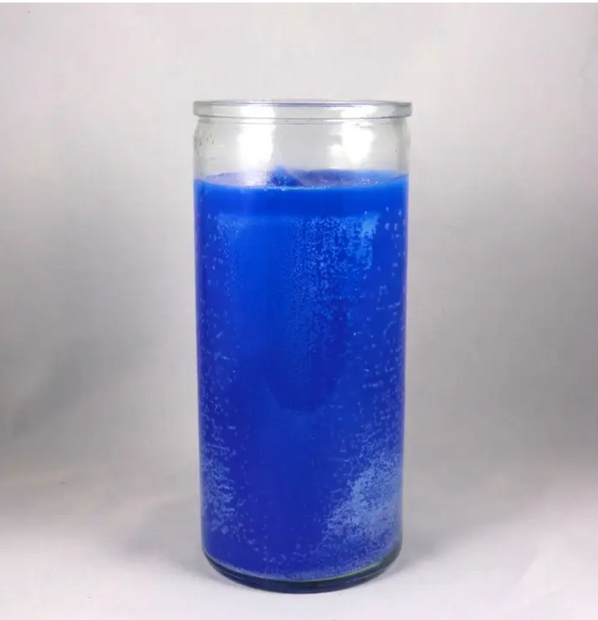 Blue 14 Day Candle