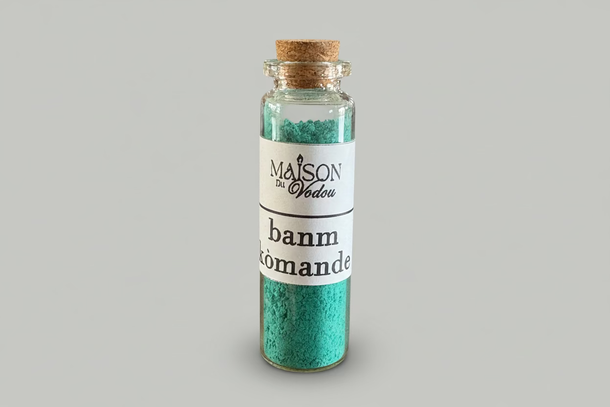 Poud “Banm Komande”- 10ml (“Let Me Command” Magic Vodou Powder)