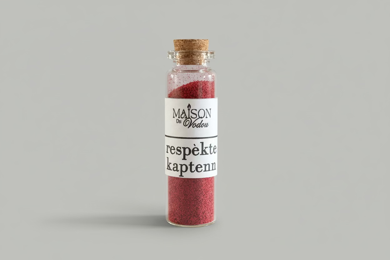 Poud “Respekte Kaptenn” - 10ml (“Respect the Captain” Magic Vodou Powder)
